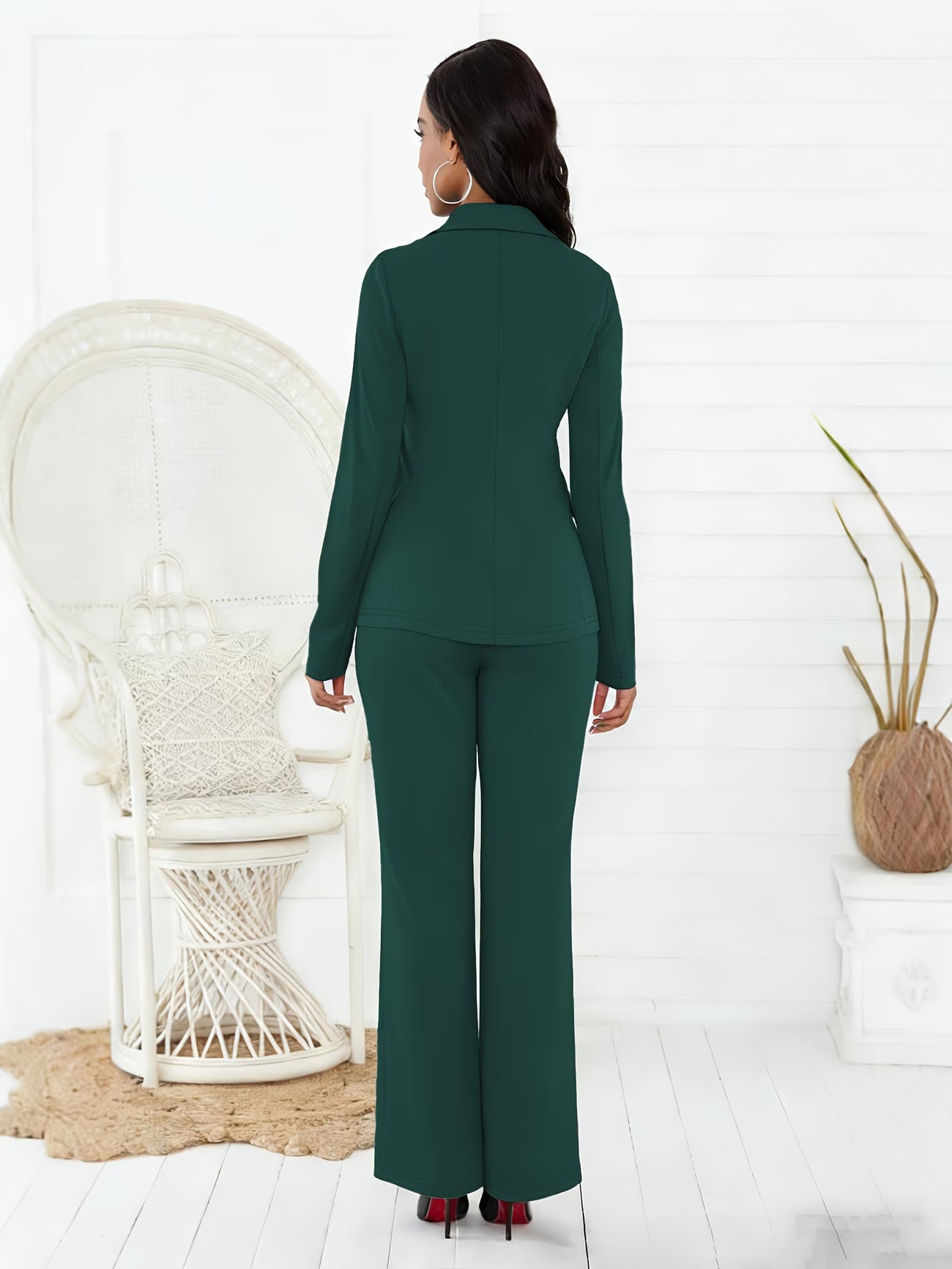 DAYSNew Elite Double-Breasted Suit Co-Ord Set