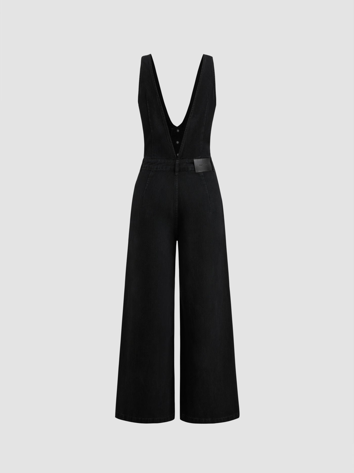 Women's Premium Sleeveless Denim Jumpsuit