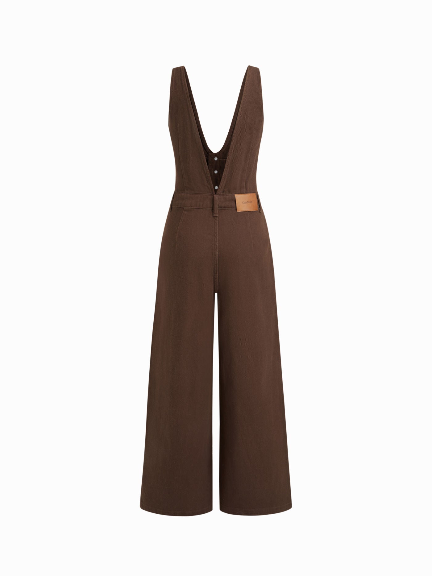 Women's Premium Sleeveless Denim Jumpsuit