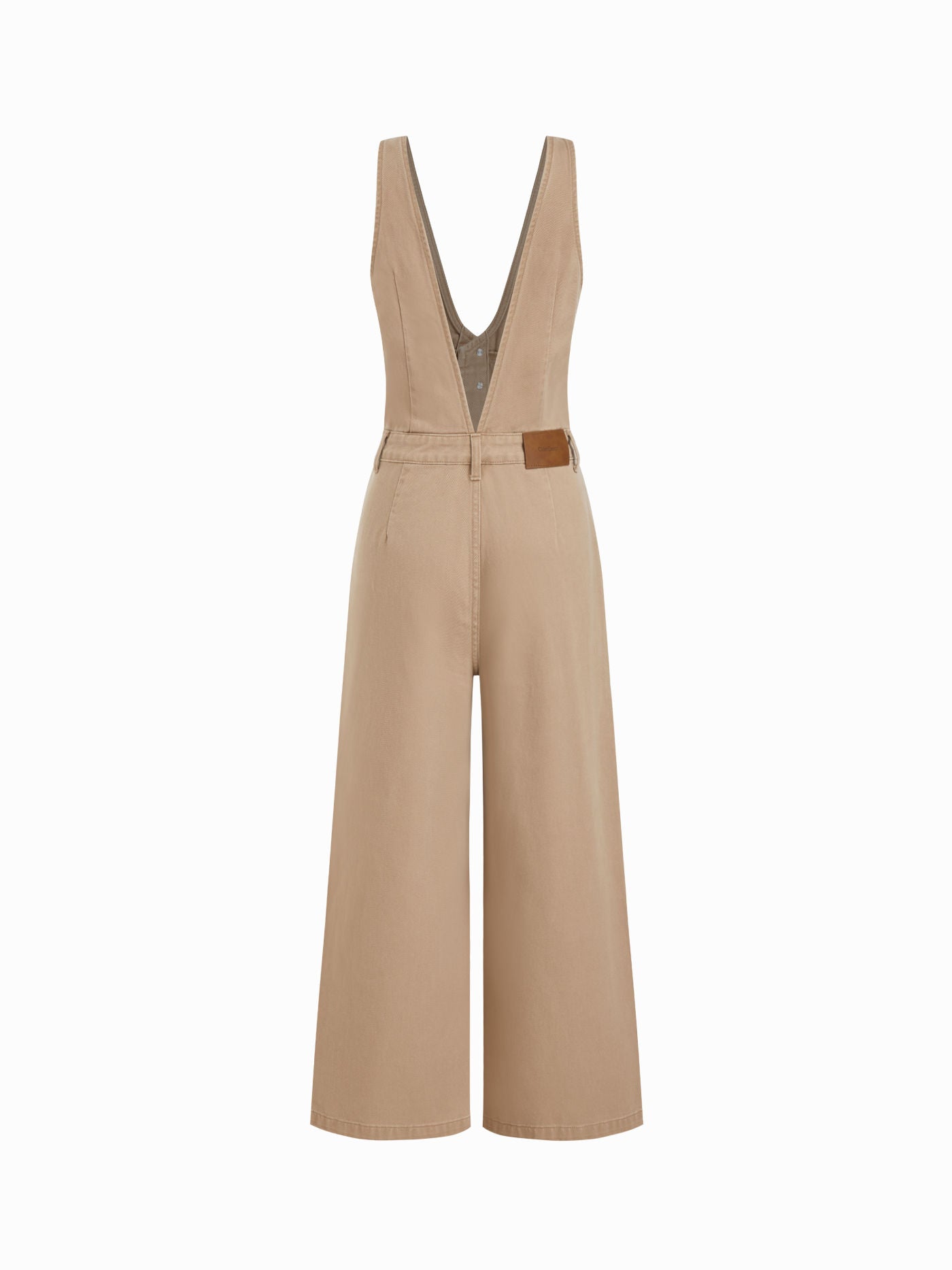 Women's Premium Sleeveless Denim Jumpsuit