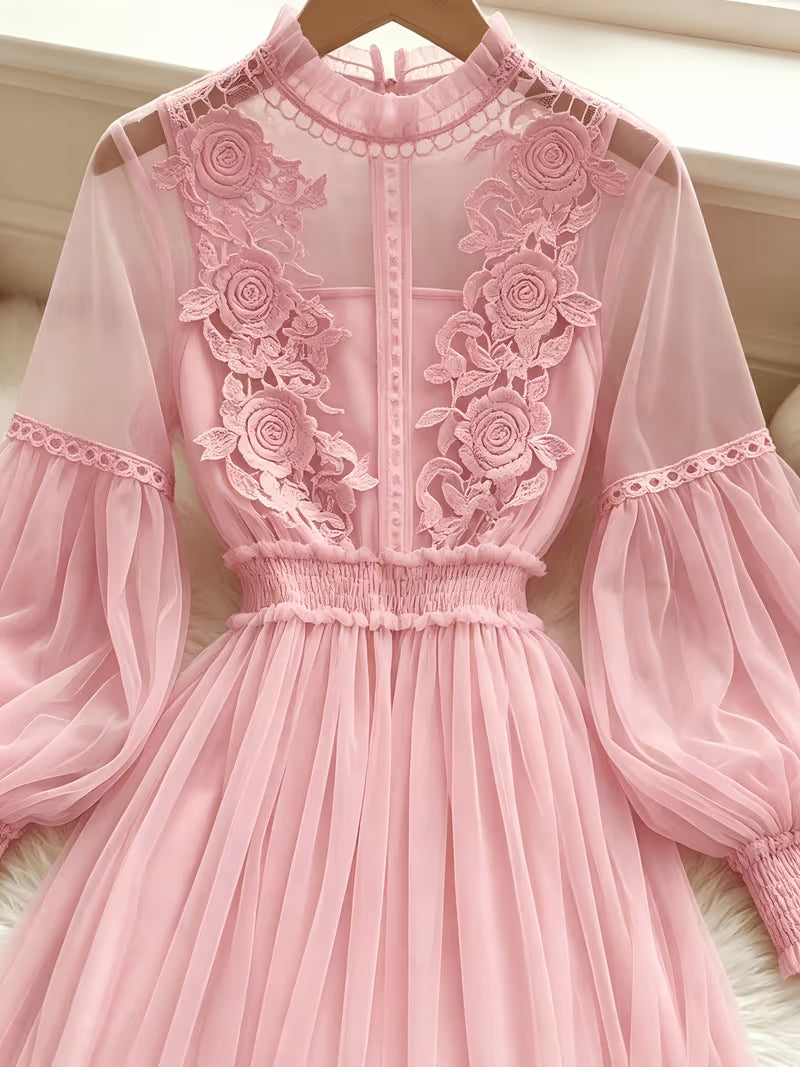 Women's Premium Lace Maxi Dress