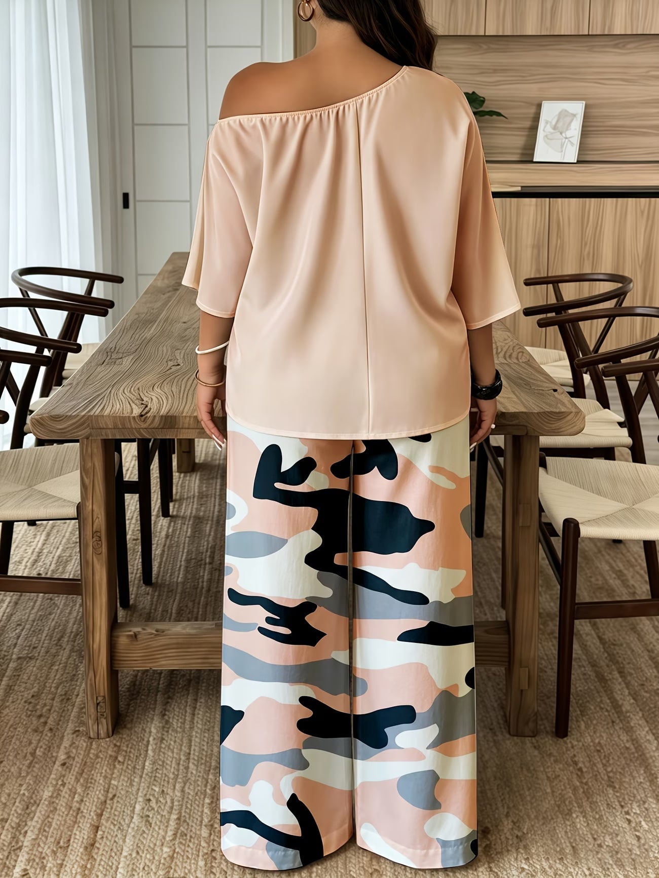 Neon Queen Camo Lounge Co-Ord Set