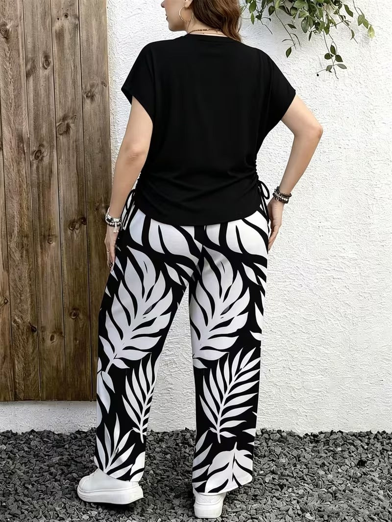 Elegant Wide-Leg Co-Ord Set