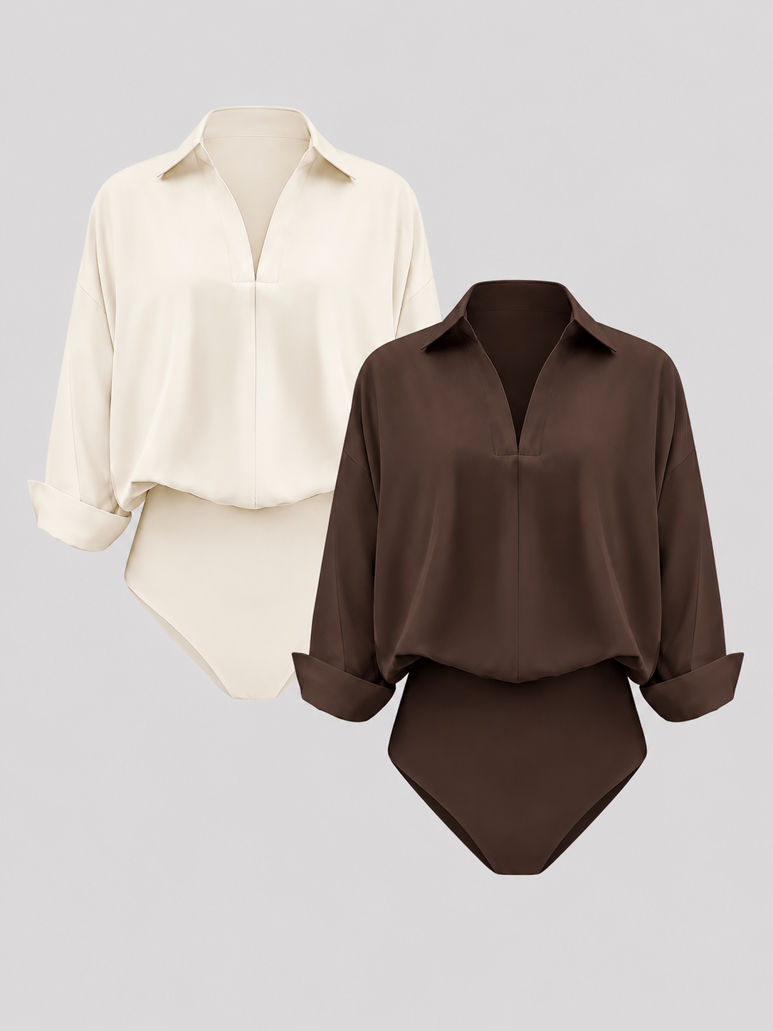 Women's Solid Shirt Pack of 2