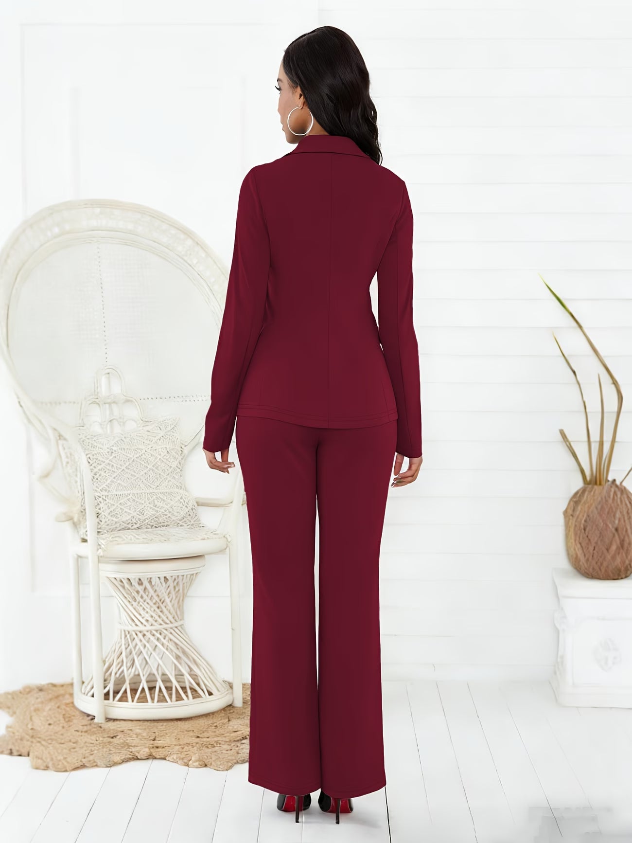 DAYSNew Elite Double-Breasted Suit Co-Ord Set