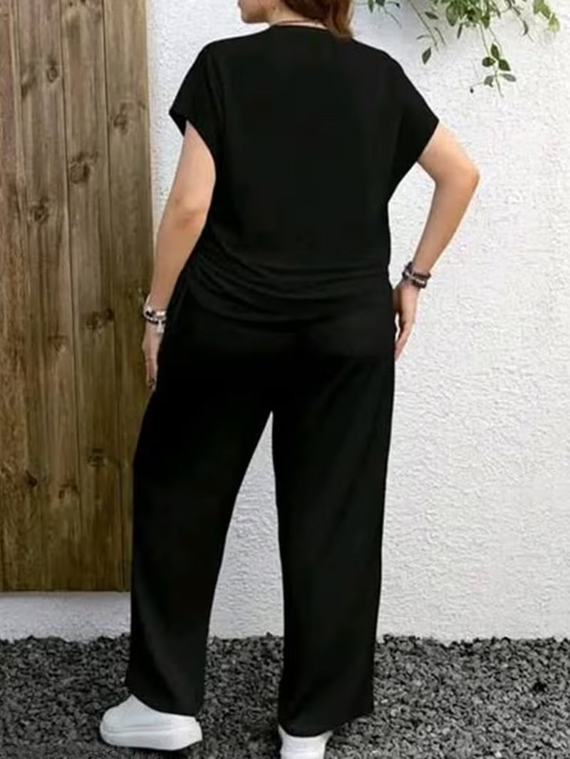 Elegant Wide-Leg Co-Ord Set
