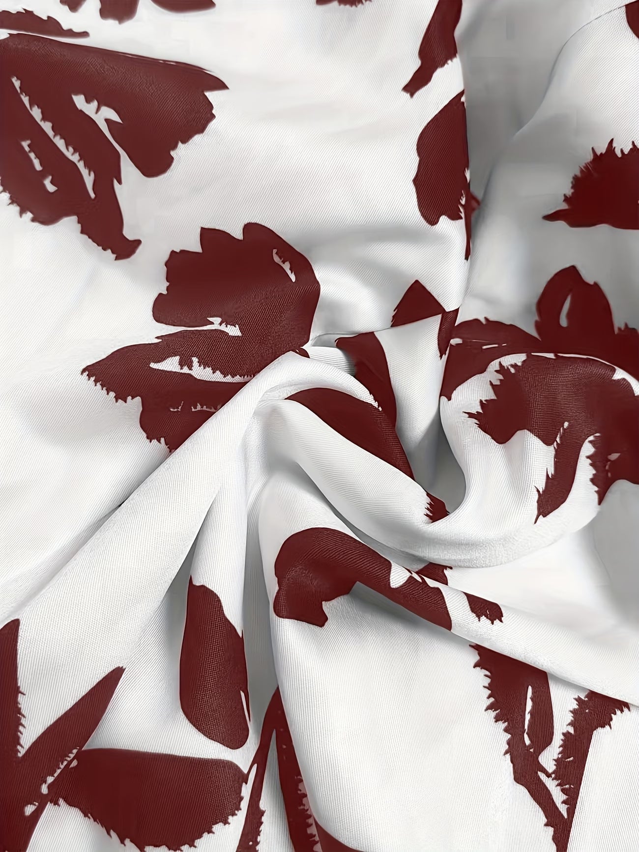 Women's Elegant Printed Shirt & Relaxed Pants Two-Piece Set