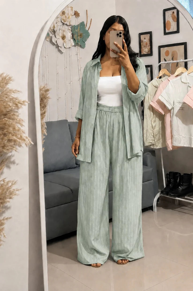 Pinstripe Poise Co-ord Set