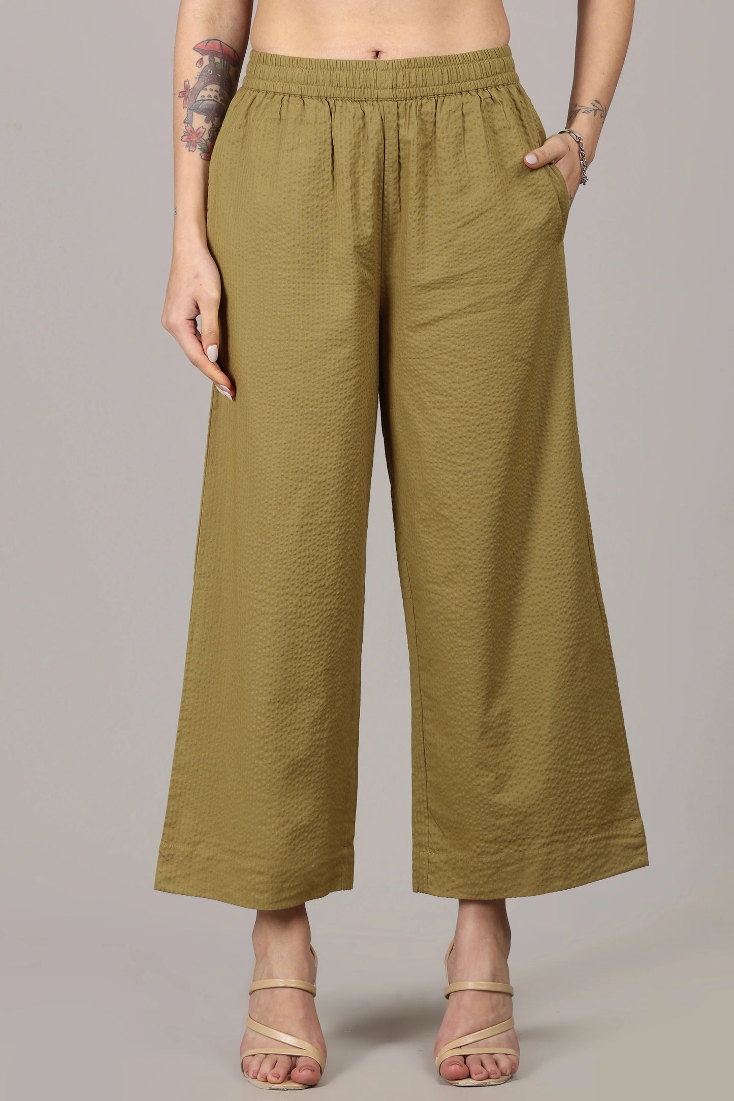 Elegant Seersucker Cotton Co-Ord Set