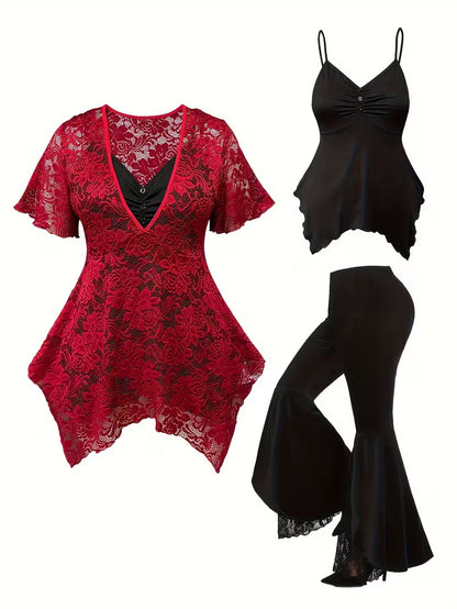 Women’s Lace Tunic & Pants Set