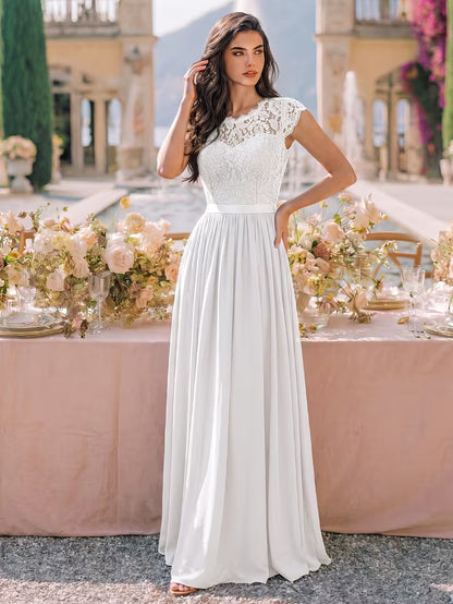 Women's Wedding Event Sequined Evening Gown