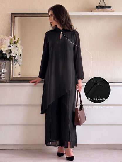 Women’s Asymmetrical Kurta Pant Set