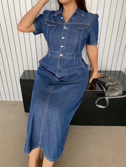 New Arrivals Long Denim Dress