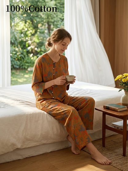Women’s Floral Printed Casual Set