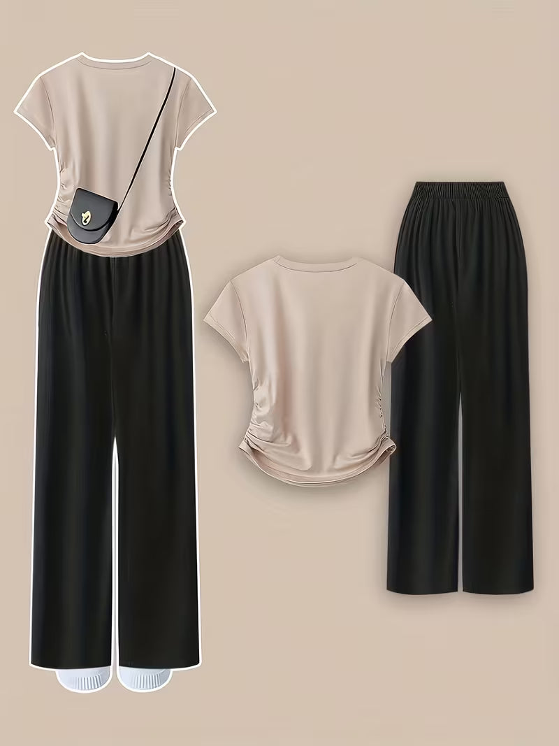 Women's Premium Contrast Outfit Set