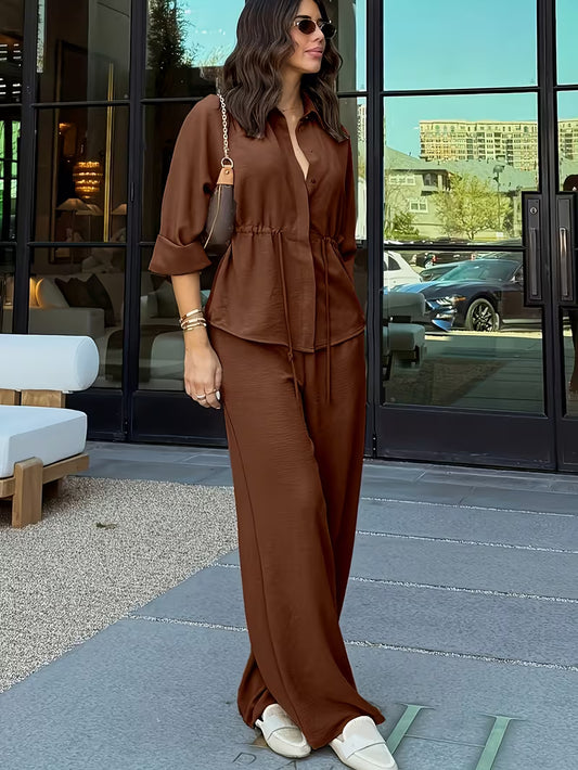 GraceFlow Women's Two-Piece Co-ord Set