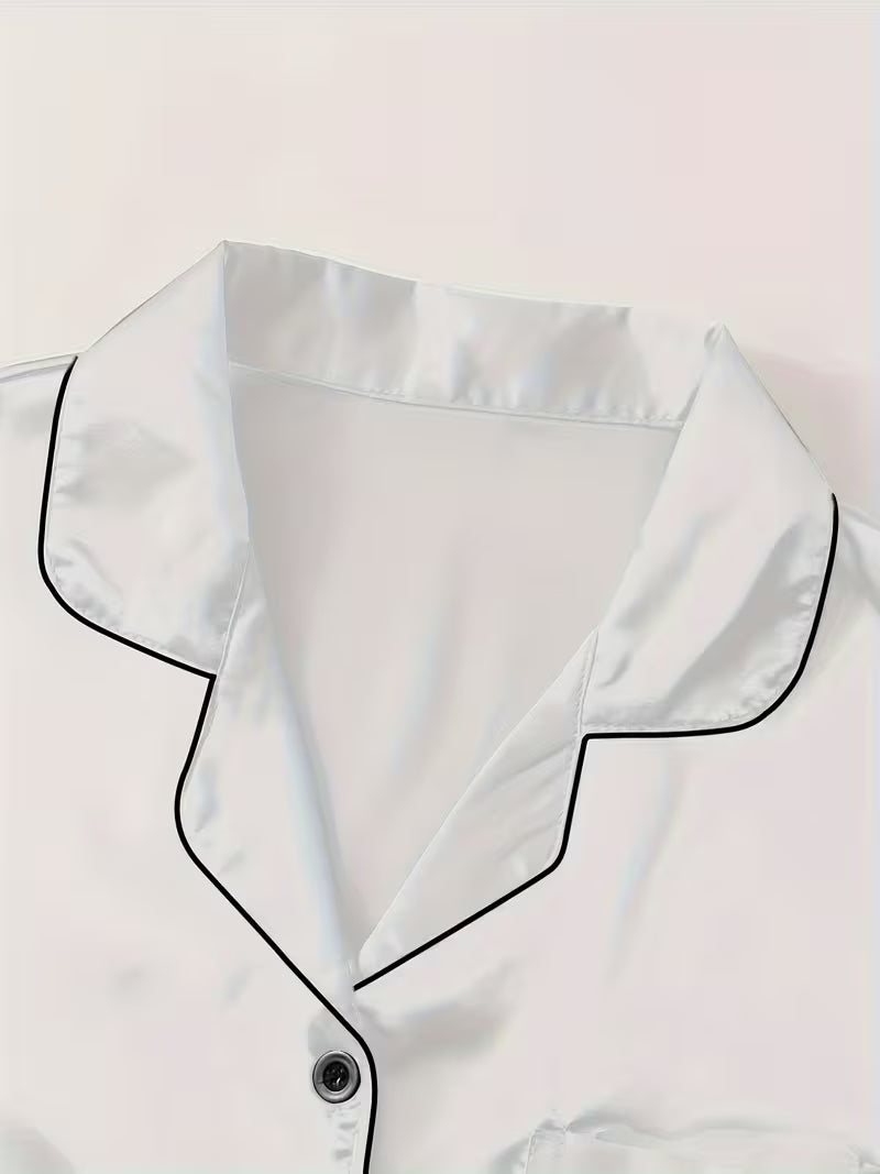 Women's Luxe Satin 3-Piece Sleepwear Set