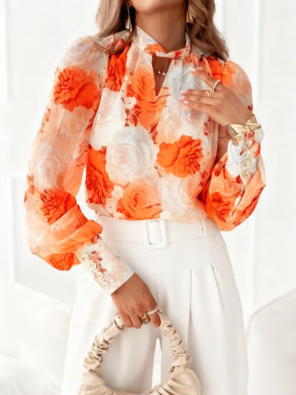 Women's Sophisticated Floral Outfit Set