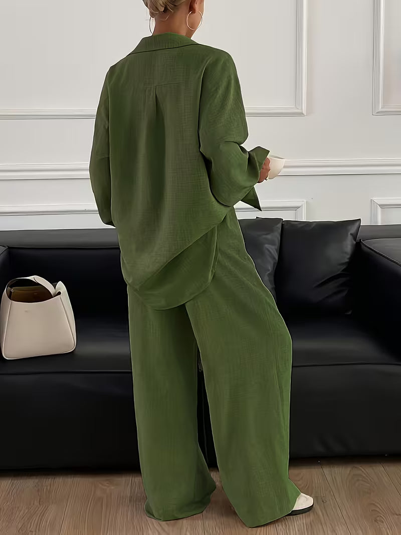 Women’s Stylish 3-Piece Shirt Pant Set