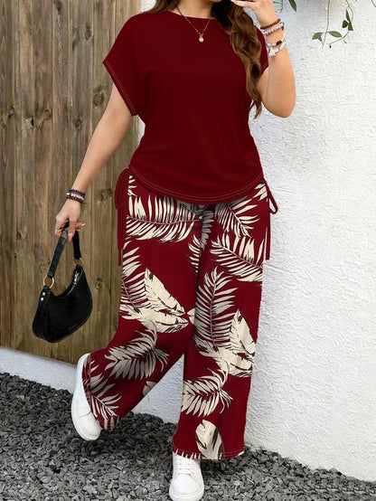 Elegant Wide-Leg Co-Ord Set