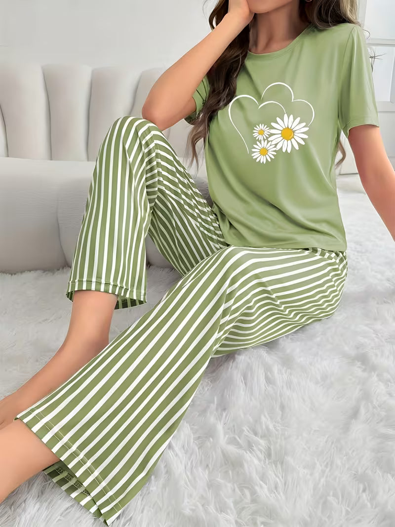 Pack of 3 Women’s Casual T-Shirt & Pant Sets