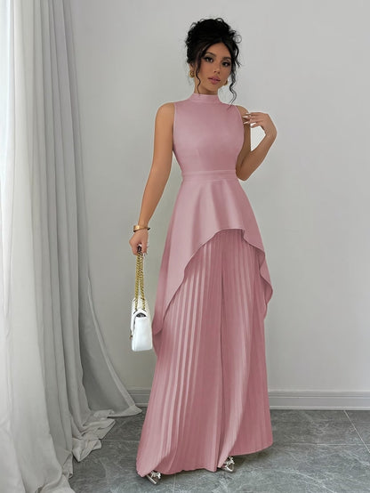 Urban Grace Pleated Pants Ensemble