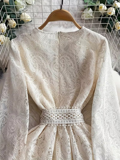 Women's Premium Lace Maxi Dress