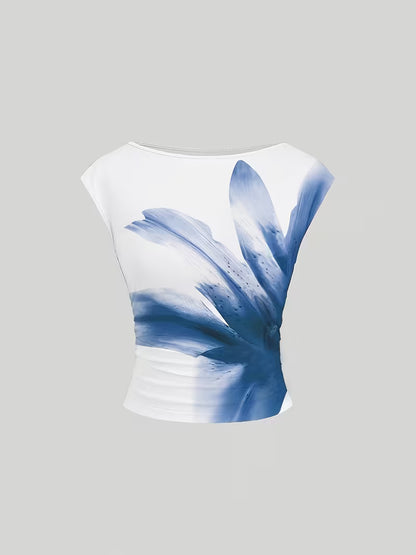 3-Pack of Seamless Stretchable Crop Tops – Soft & Foldable