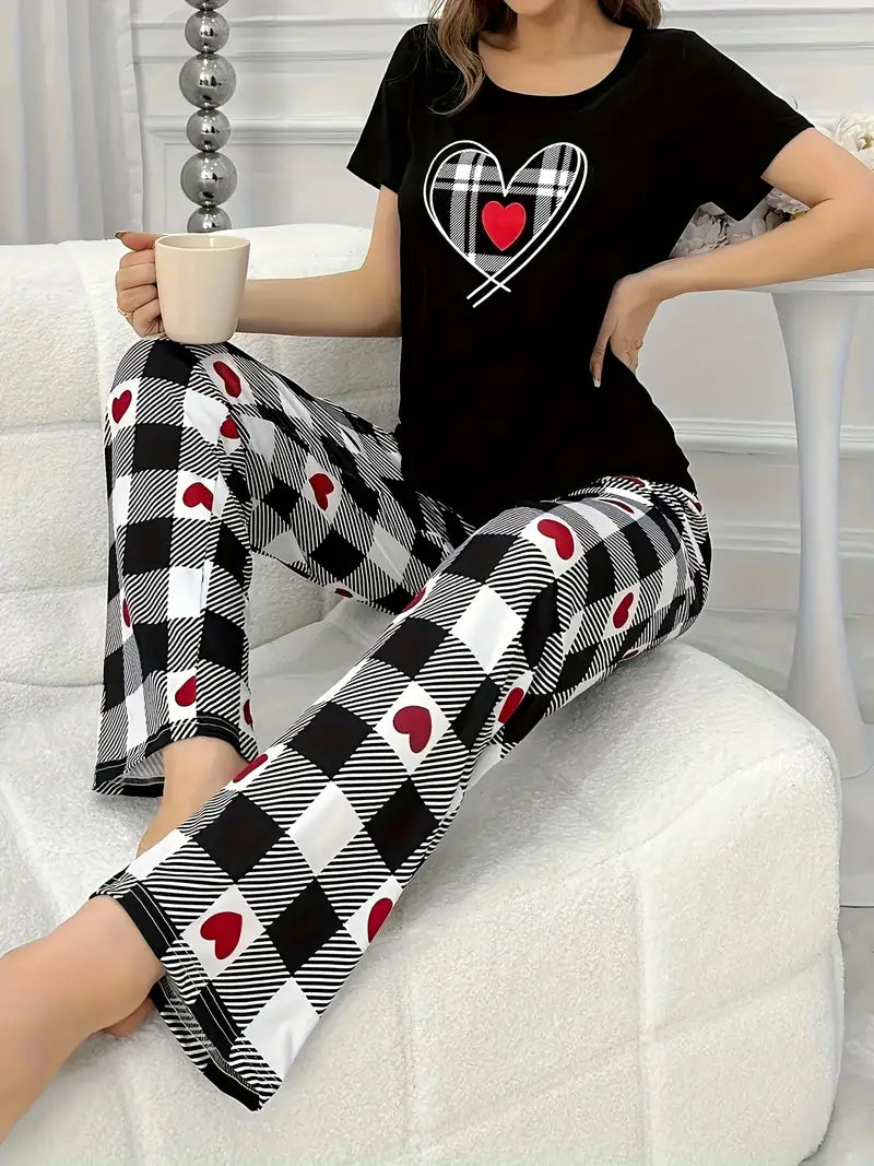 Outside Cozy Cartoon Print Home & Streetwear (Pack of 3)