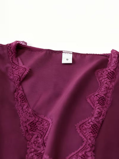Women's Luxe Satin 3-Piece Sleepwear Set