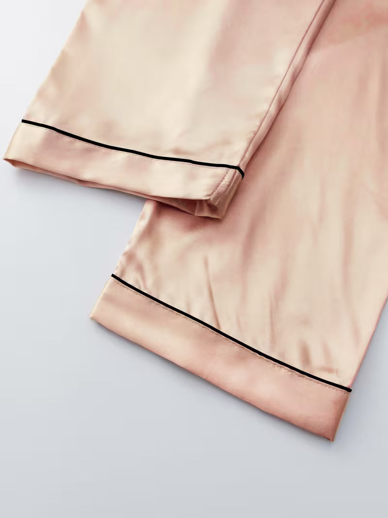 Women's Luxe Satin 3-Piece Sleepwear Set