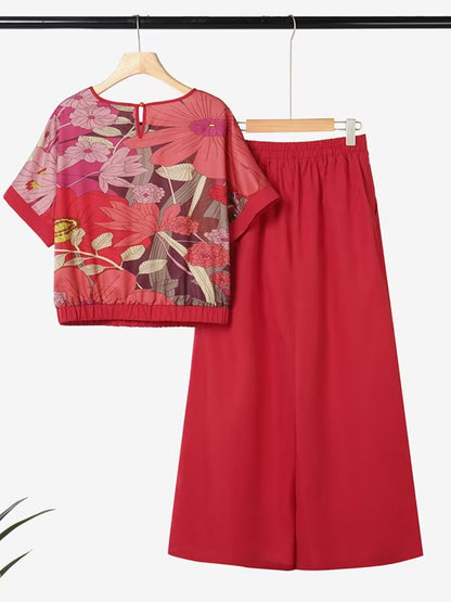 Stylish Plus Size Two-Piece Co-Ord Set