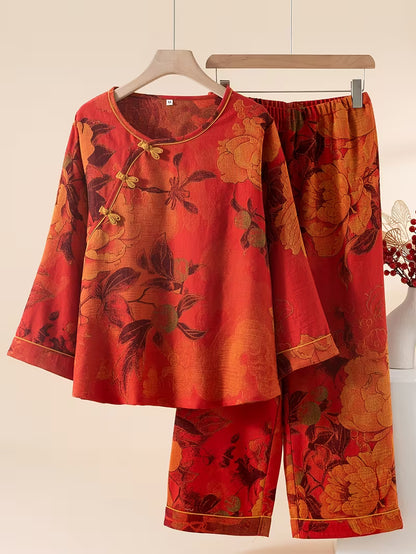 Women’s Floral Printed Casual Set