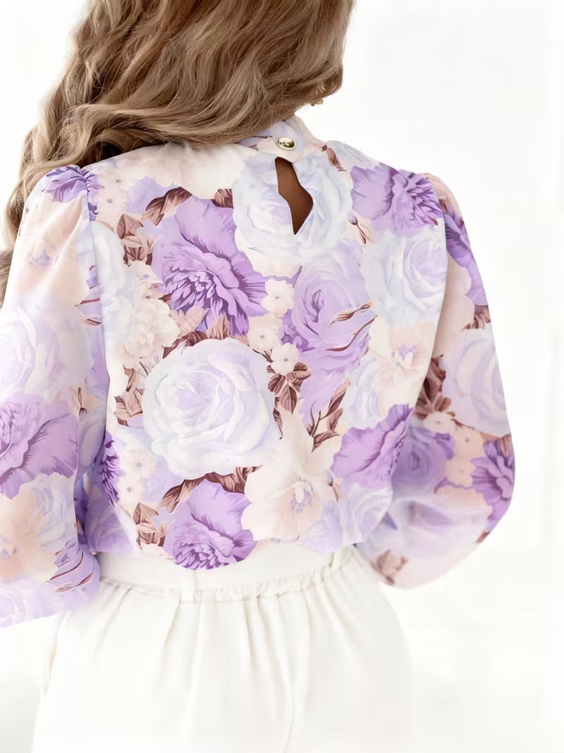 Women's Sophisticated Floral Outfit Set