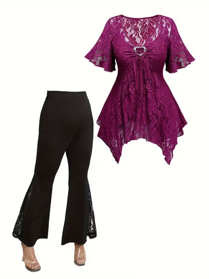 Women’s Lace Tunic & Pants Set