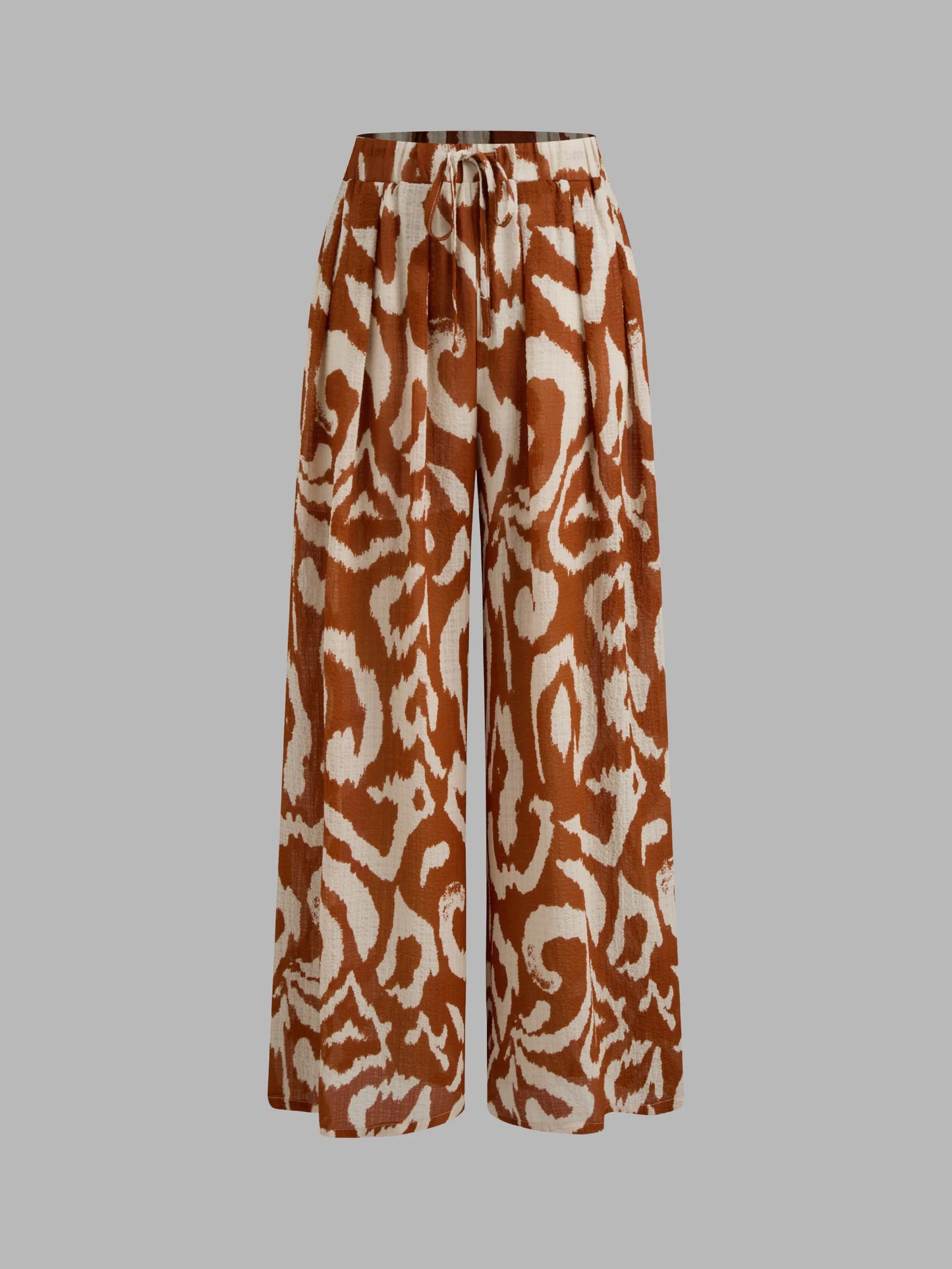 Women's Premium Sleeveless Crop Top & Printed Pants Set