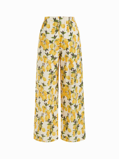 Women's Premium Sleeveless Crop Top & Printed Pants Set