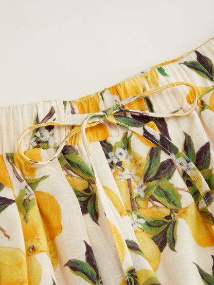 Women's Premium Sleeveless Crop Top & Printed Pants Set
