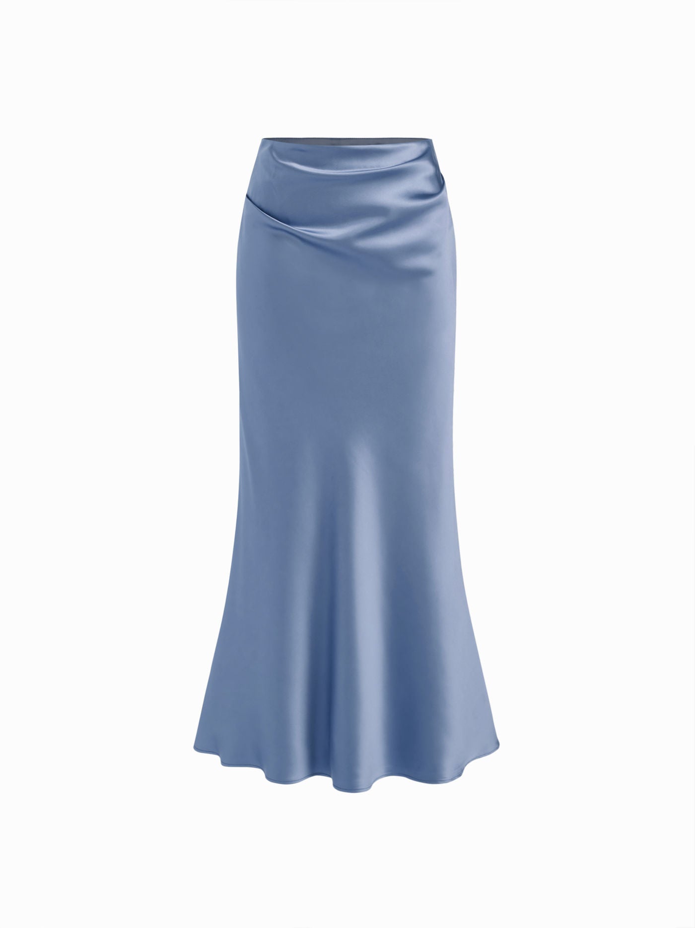 Floral Embellished Corset Top & Satin Mermaid Maxi Skirt Set