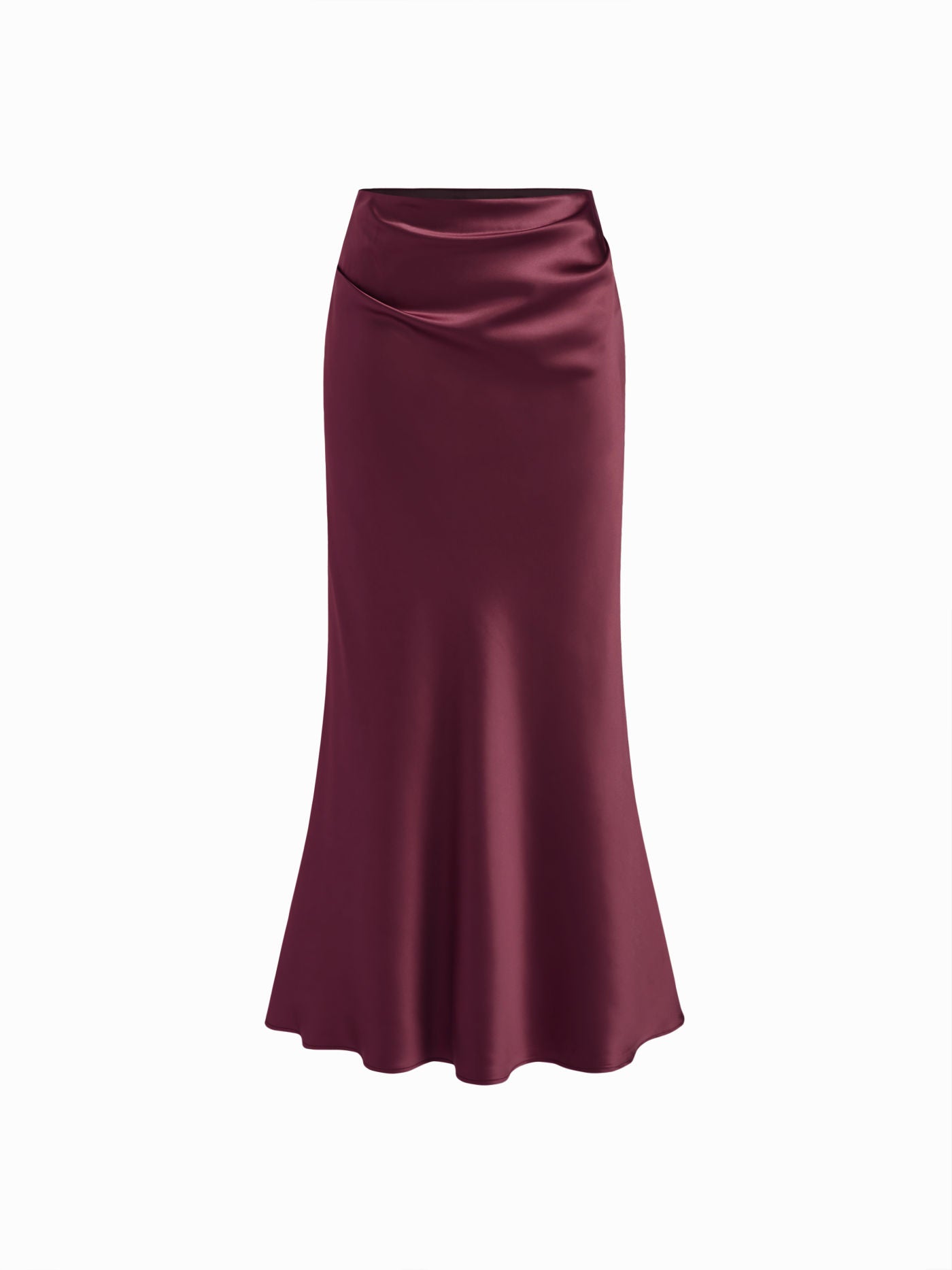 Floral Embellished Corset Top & Satin Mermaid Maxi Skirt Set