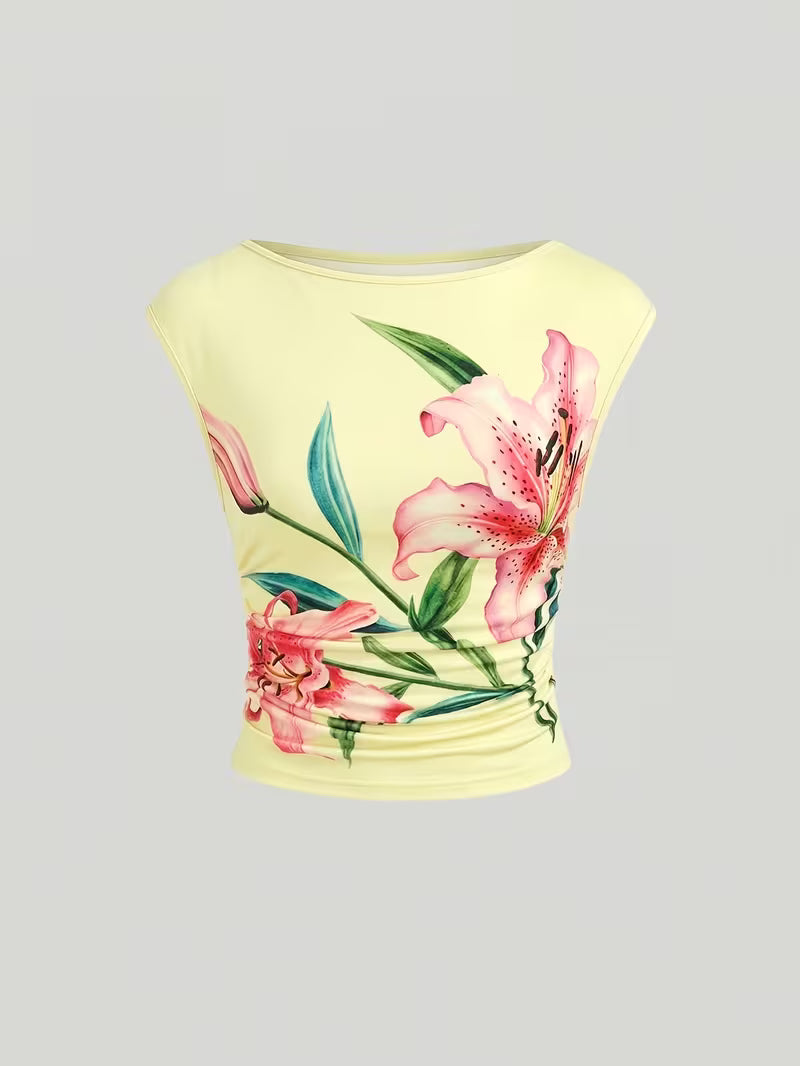 3-Pack of Seamless Stretchable Crop Tops – Soft & Foldable