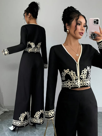 Women's Printed Relaxed Fit Outfit Set