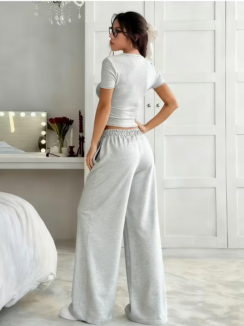 Women's Premium Contrast Outfit Set
