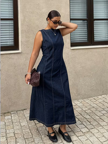 New Arrivals Long Denim Dress