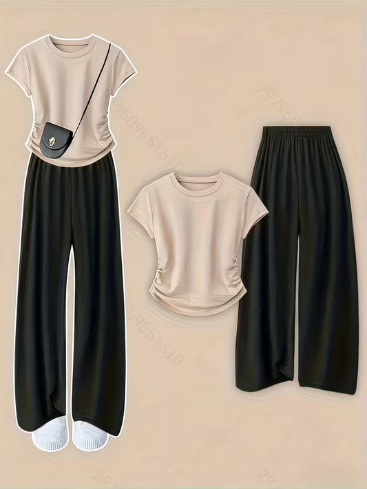 Women's Premium Contrast Outfit Set