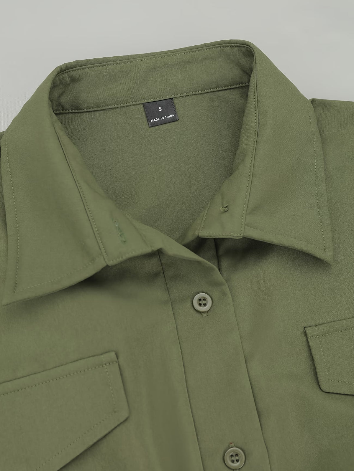 Women’s Elegant Utility Shirt Dress