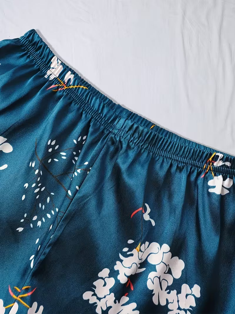 Women's Luxe Satin 3-Piece Sleepwear Set