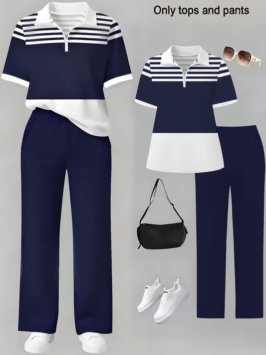 Women's Premium Contrast Outfit Set