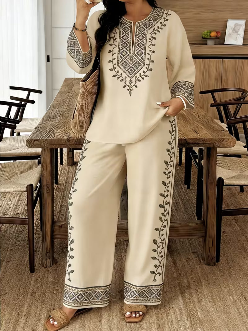 Women’s Elegant Embroidered Kurta Pant Set
