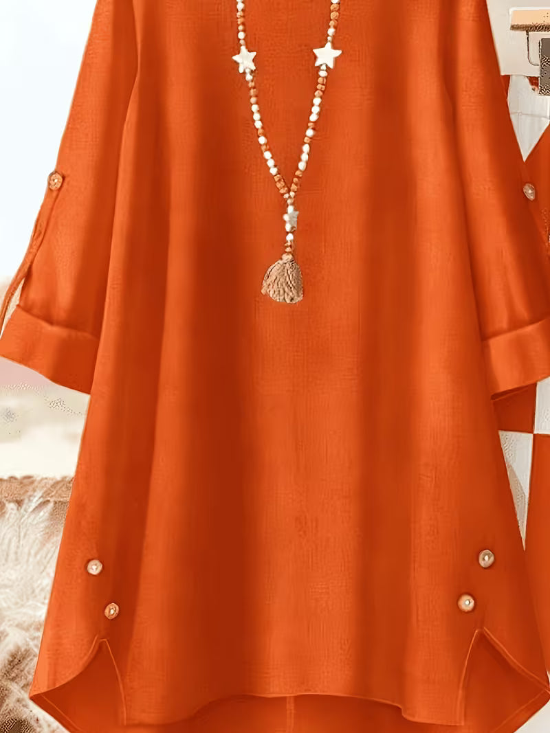 Women’s Relaxed Tunic & Printed Pants Set